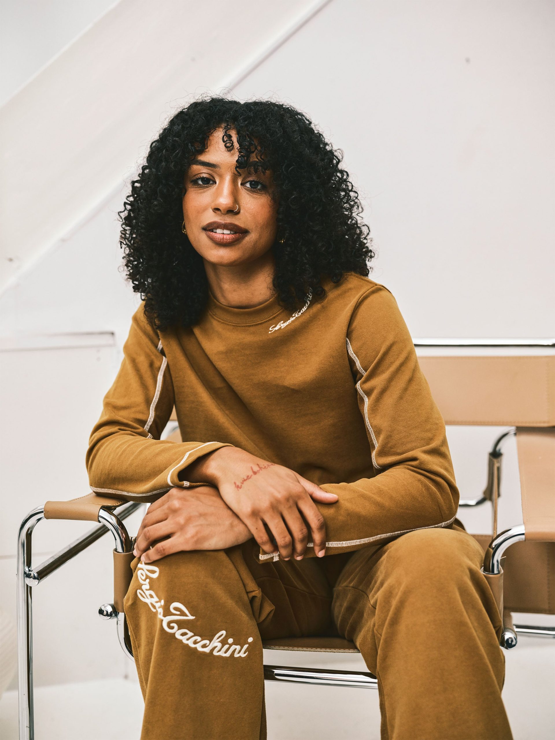 Greta Crewneck- Bronze Brown - Image 4