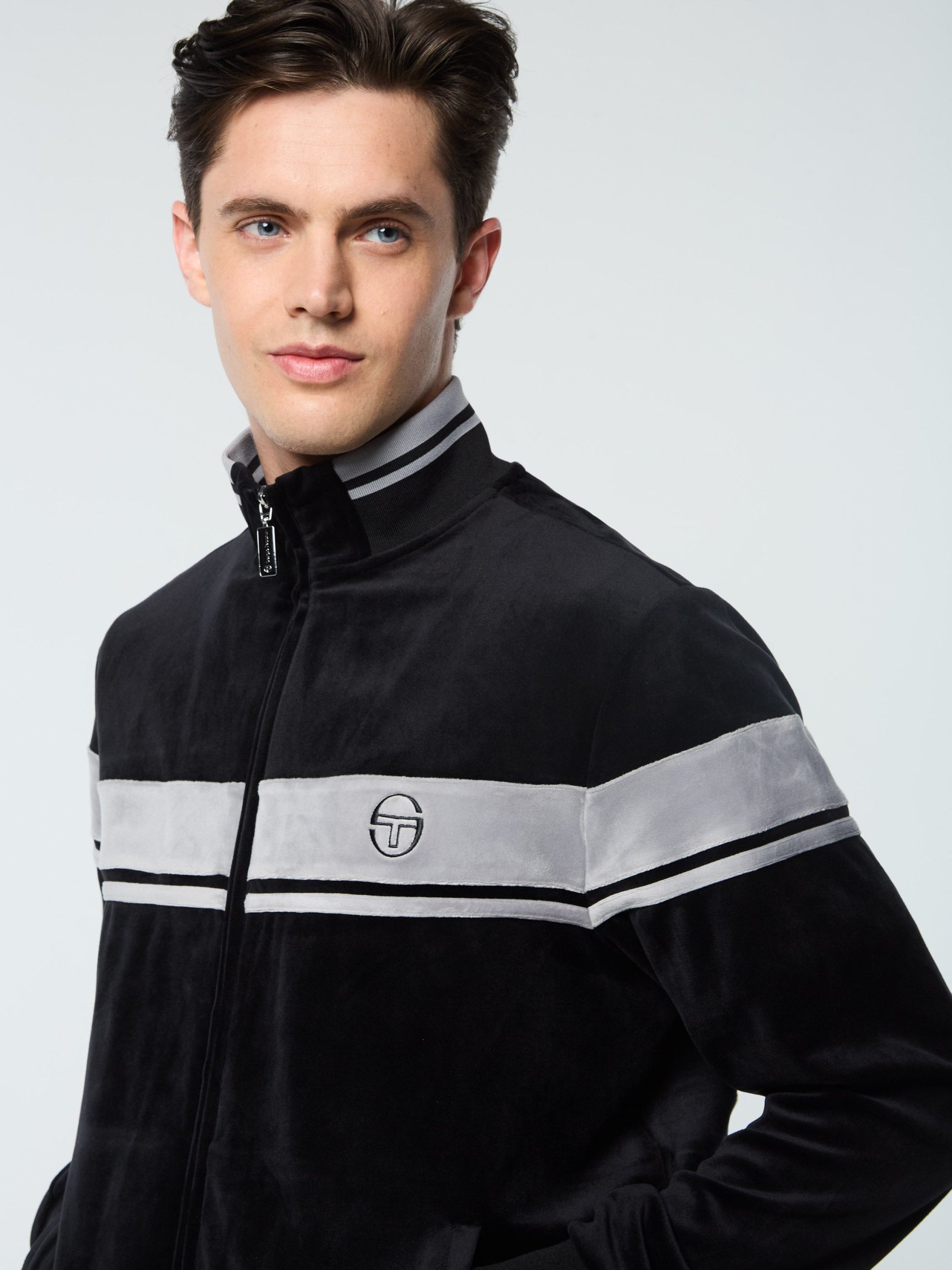 Damarindo Velour Track Jacket- Black Beauty - Image 7
