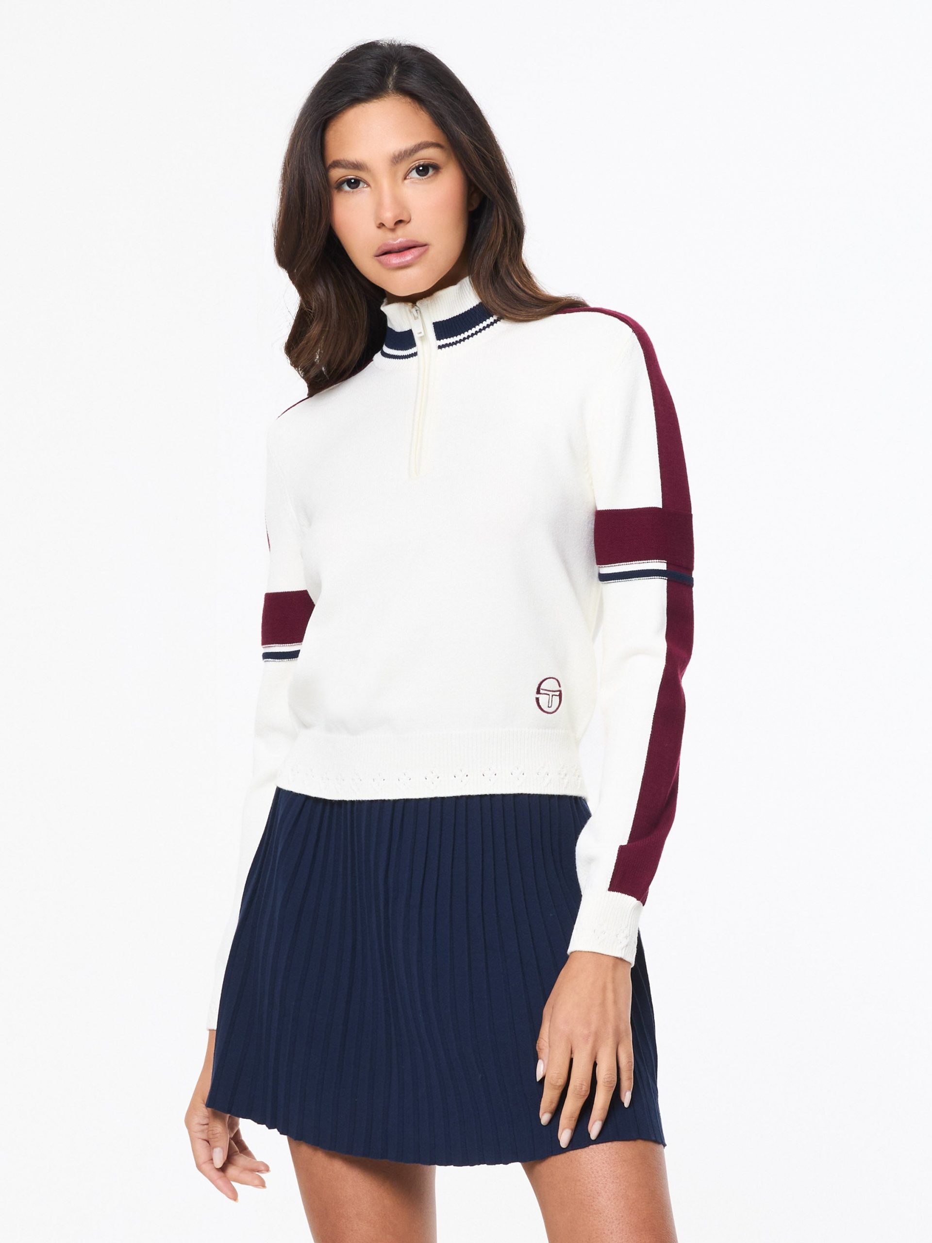 Nota Knit Quarter Zip- Gardenia - Image 2