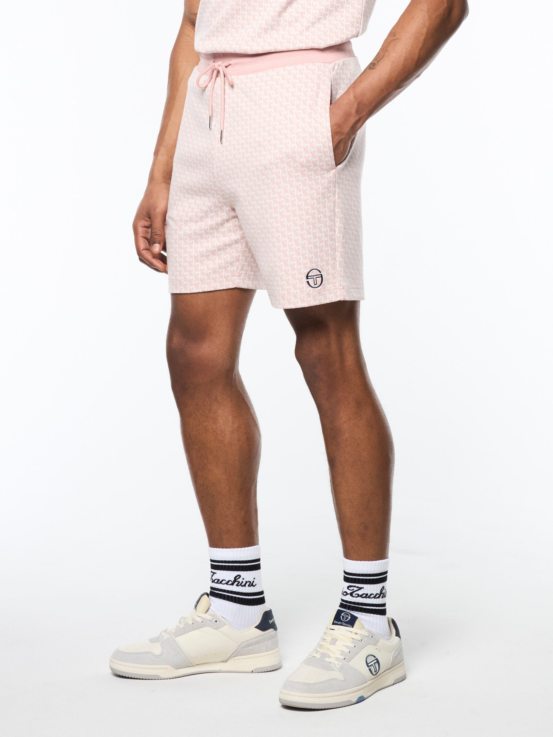 Paolo Knit Shorts- Pale Mauve