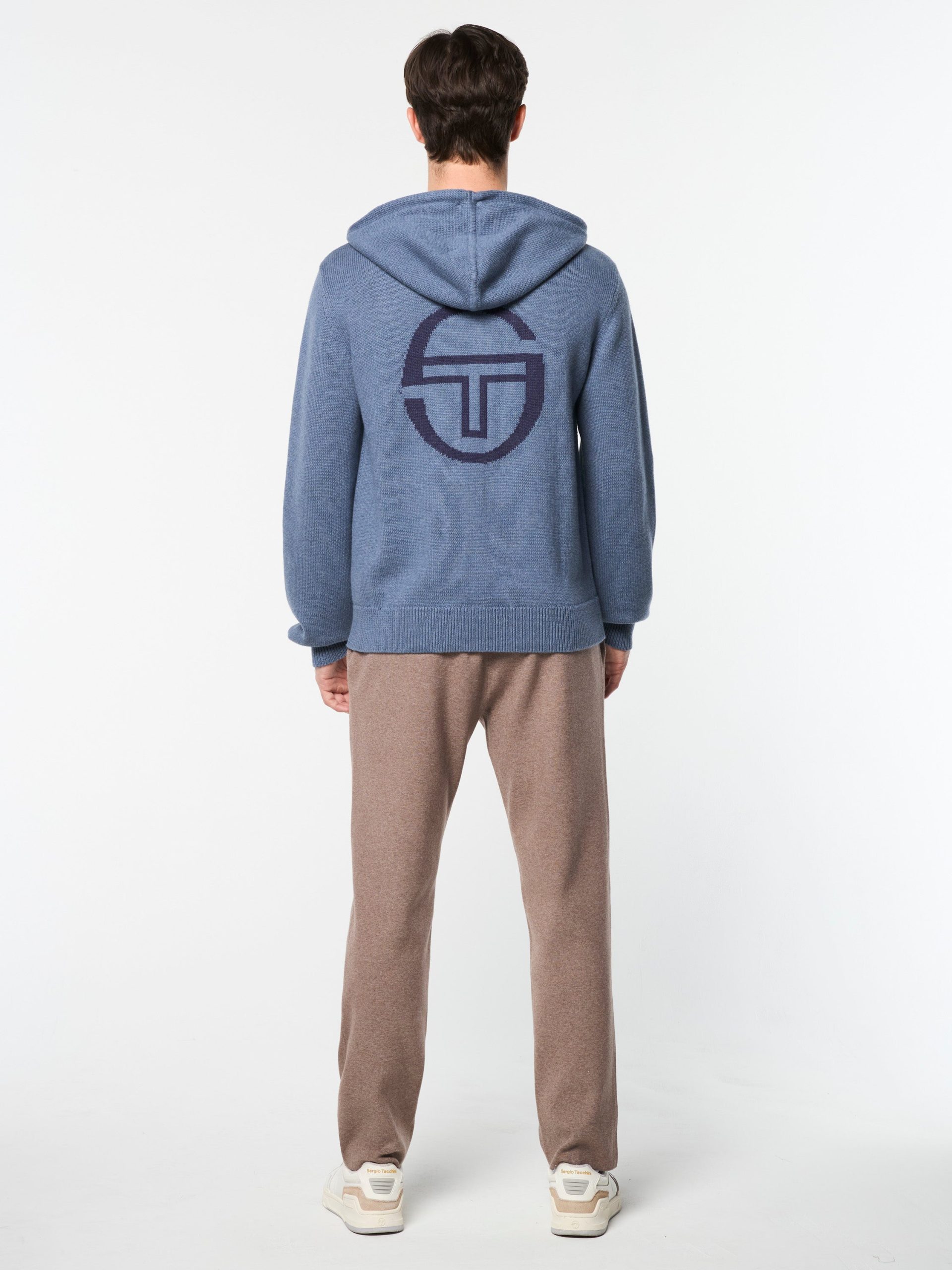 Fausto Knit Hoodie- Faded Denim - Image 8