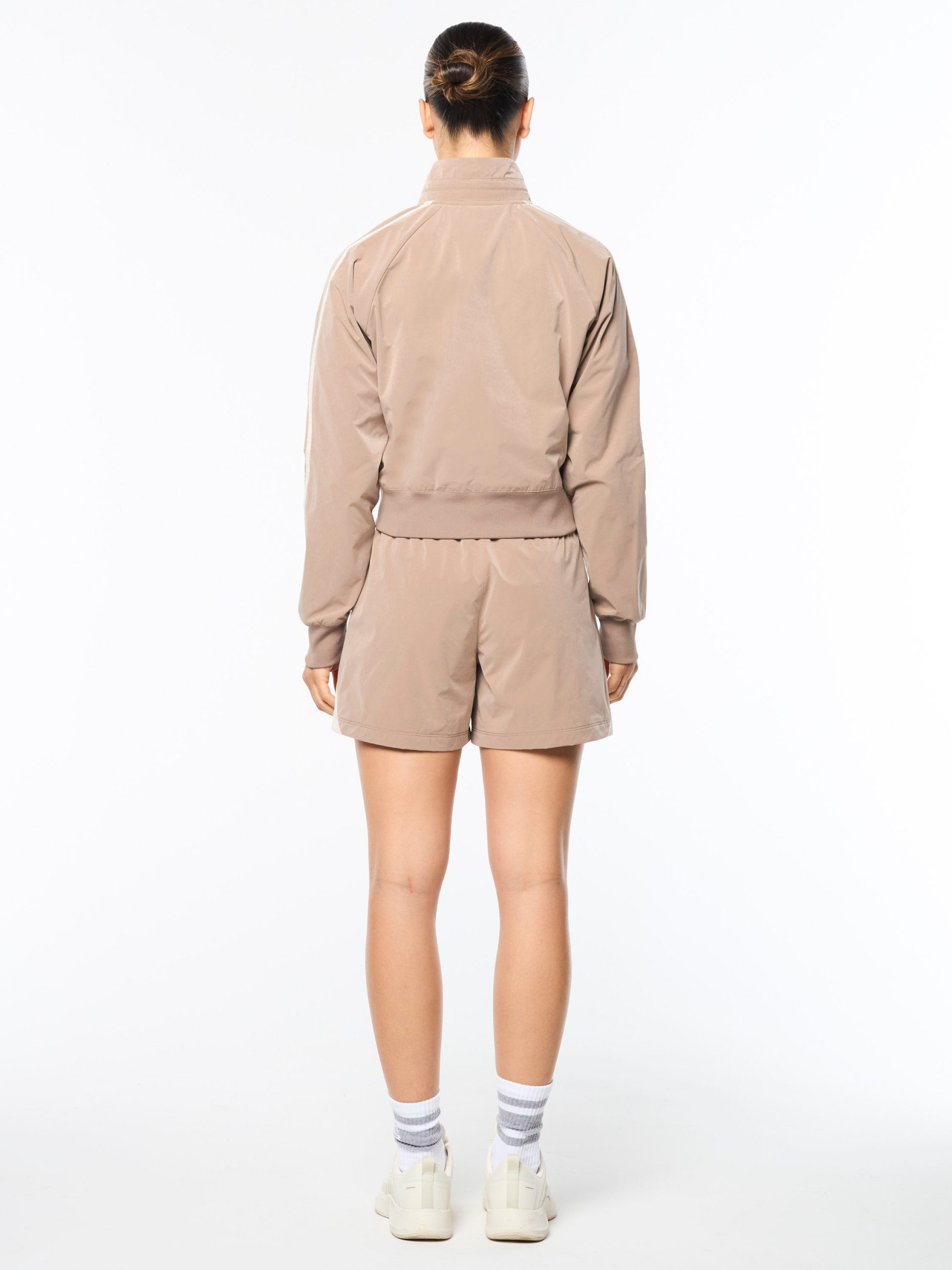 Pippa Track Jacket- Taupe Grey - Image 5