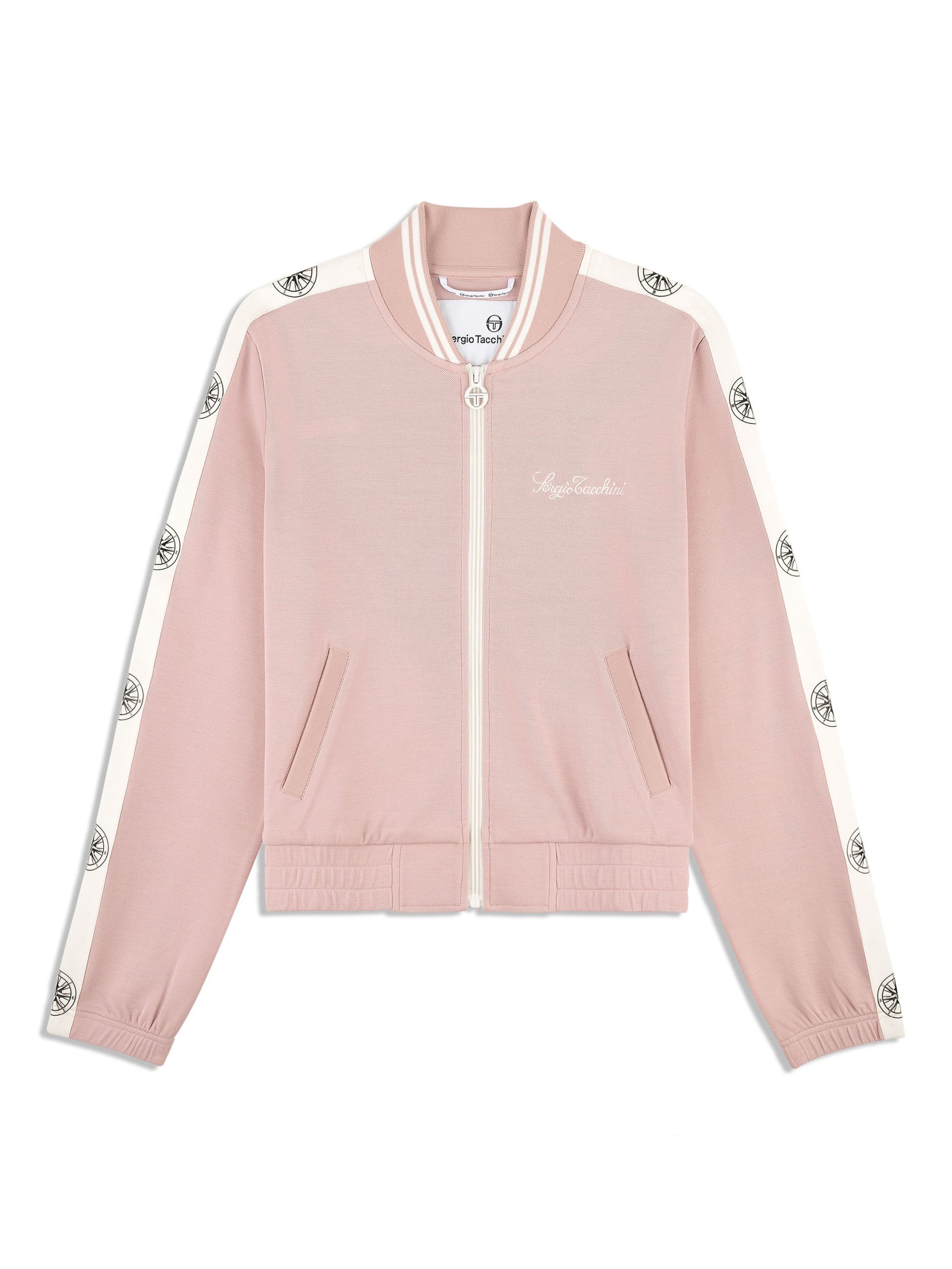 Women's Bussola Track Jacket- Pale Mauve - Image 2