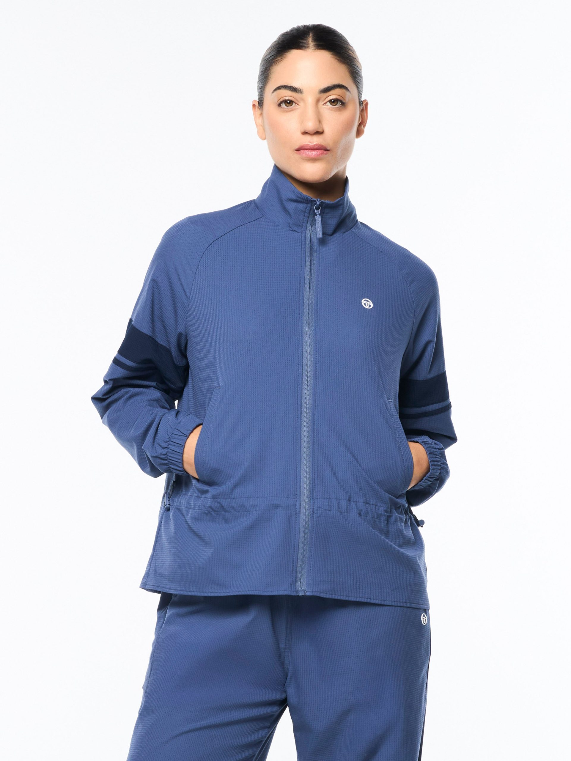 Luna Track Jacket- Blue Indigo - Image 5